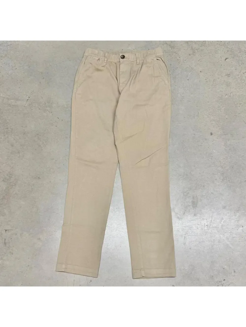 Cove USA Pants Mens 30x30 Tan Chino Cotton Spandex Stretch Elastic Waist Twill